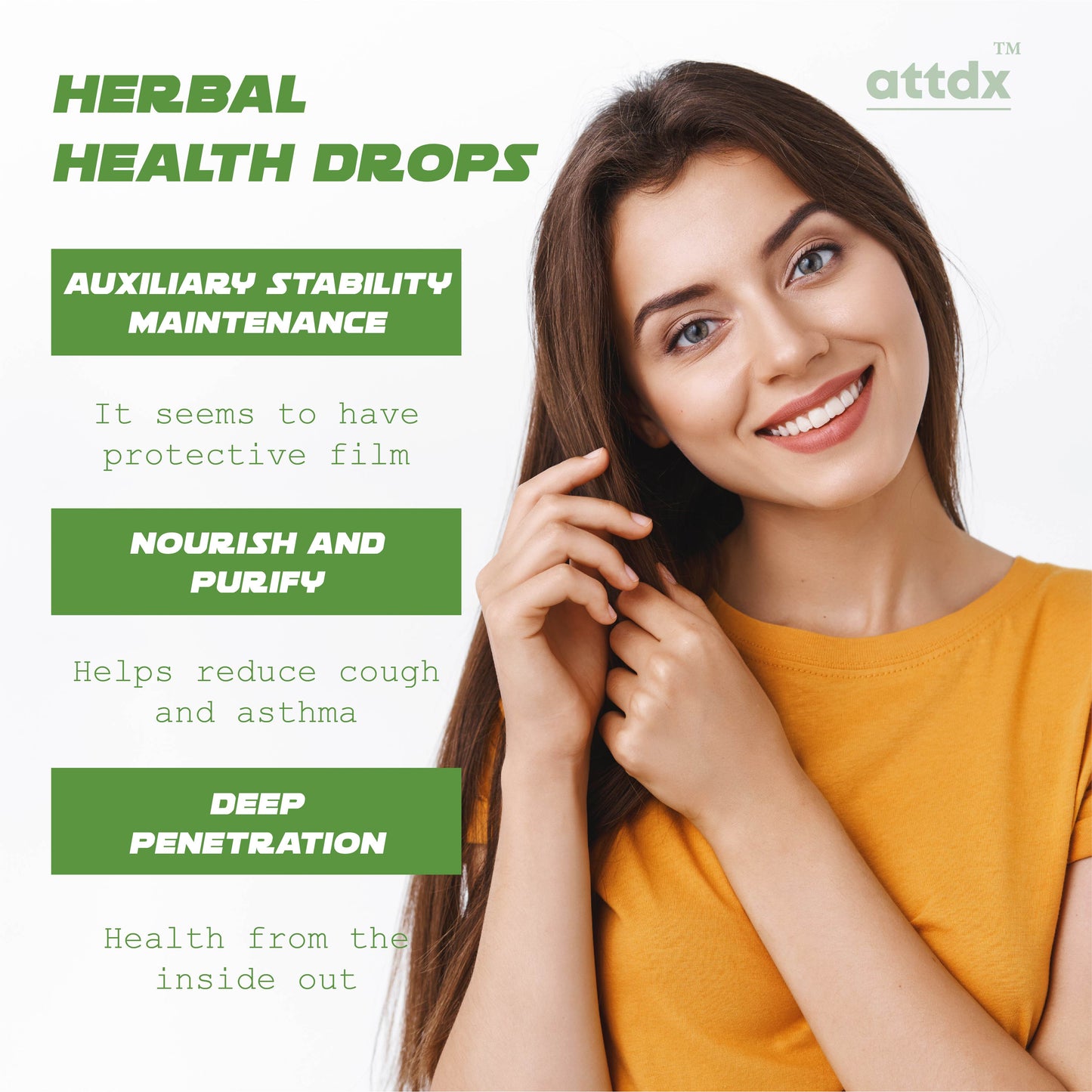 ATTDX AirflowAid Bronchial ThroatRelief HerbalDrops