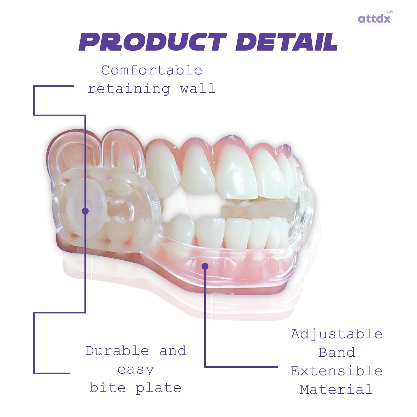 ATTDX AntiSnoring DentaGuard Mouthpiece