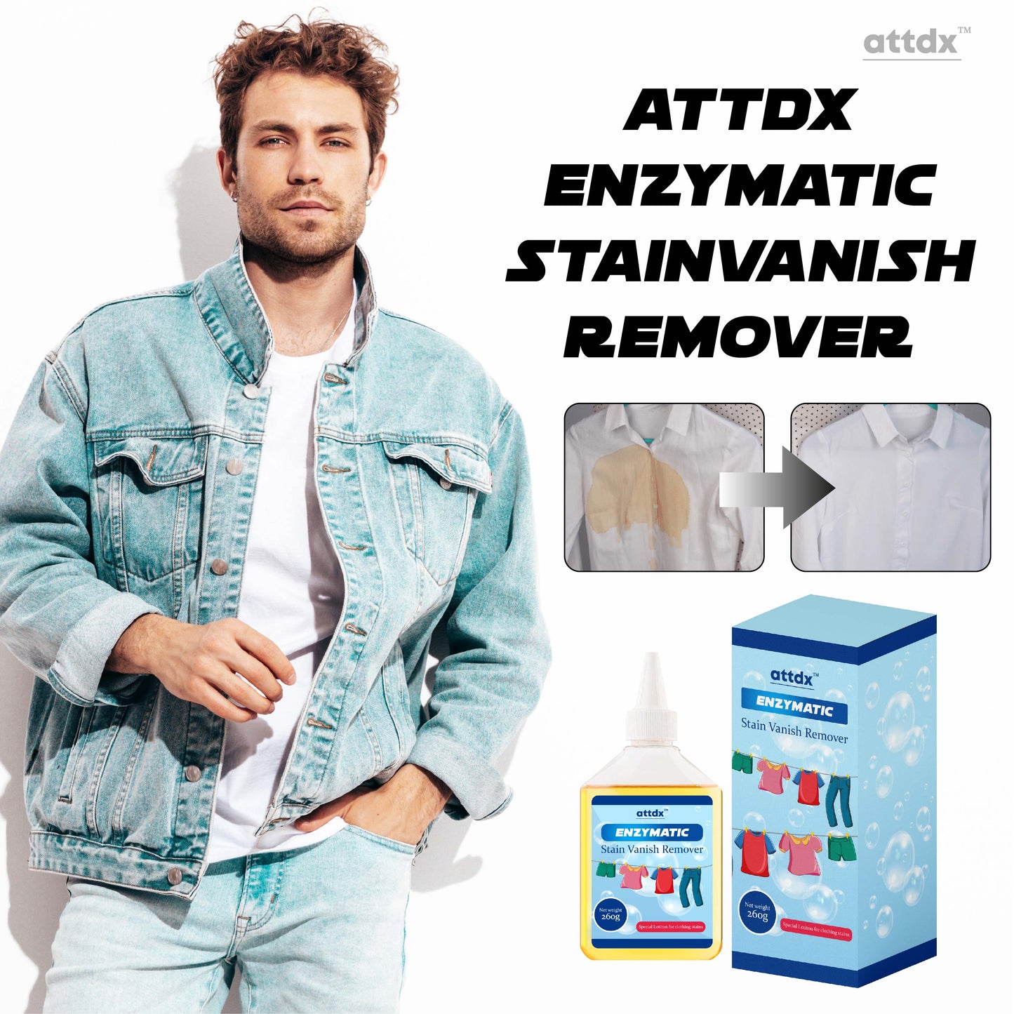 ATTDX Enzymatic StainVanish Remover