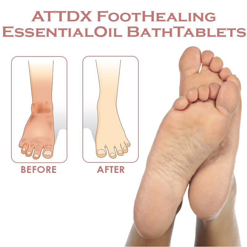 ATTDX FootHealing EssentialOil BathTablets