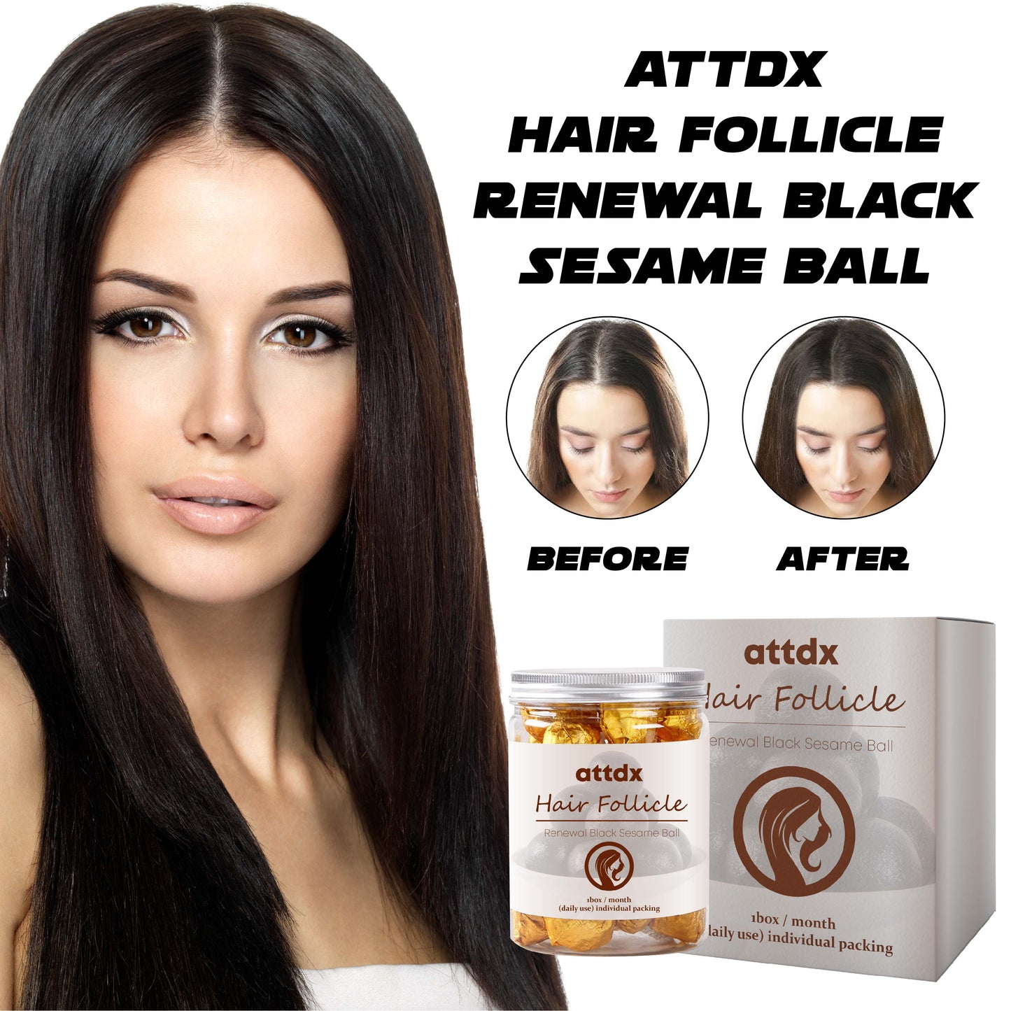 ATTDX Hair Follicle Renewal Black Sesame Ball