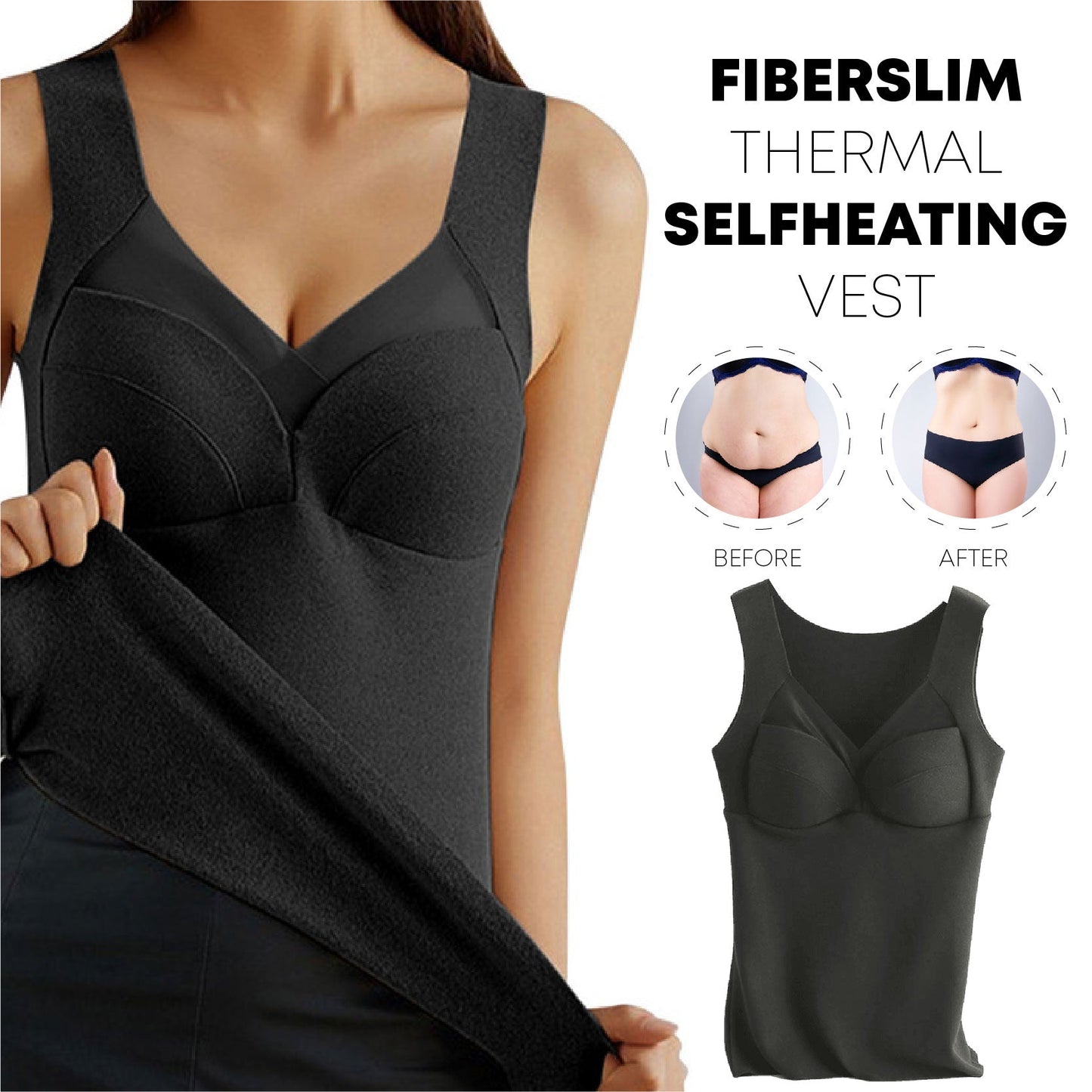 FiberSlim Thermal SelfHeating Vest
