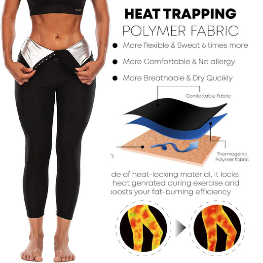 HotSweat WaistTrainer BodyShaper Leggings