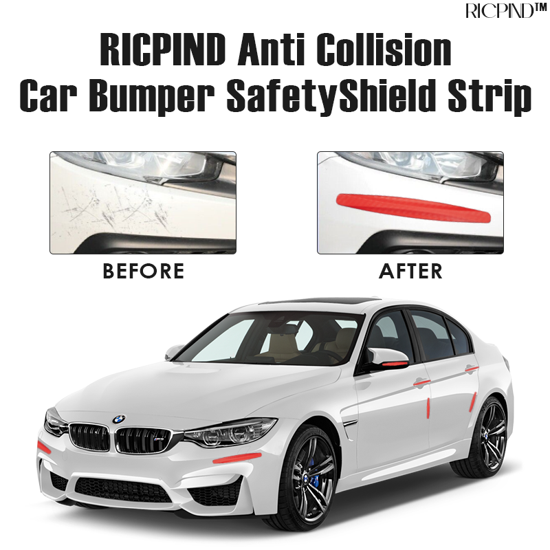 RICPIND Anti Collision Car Bumper SafetyShield Strip