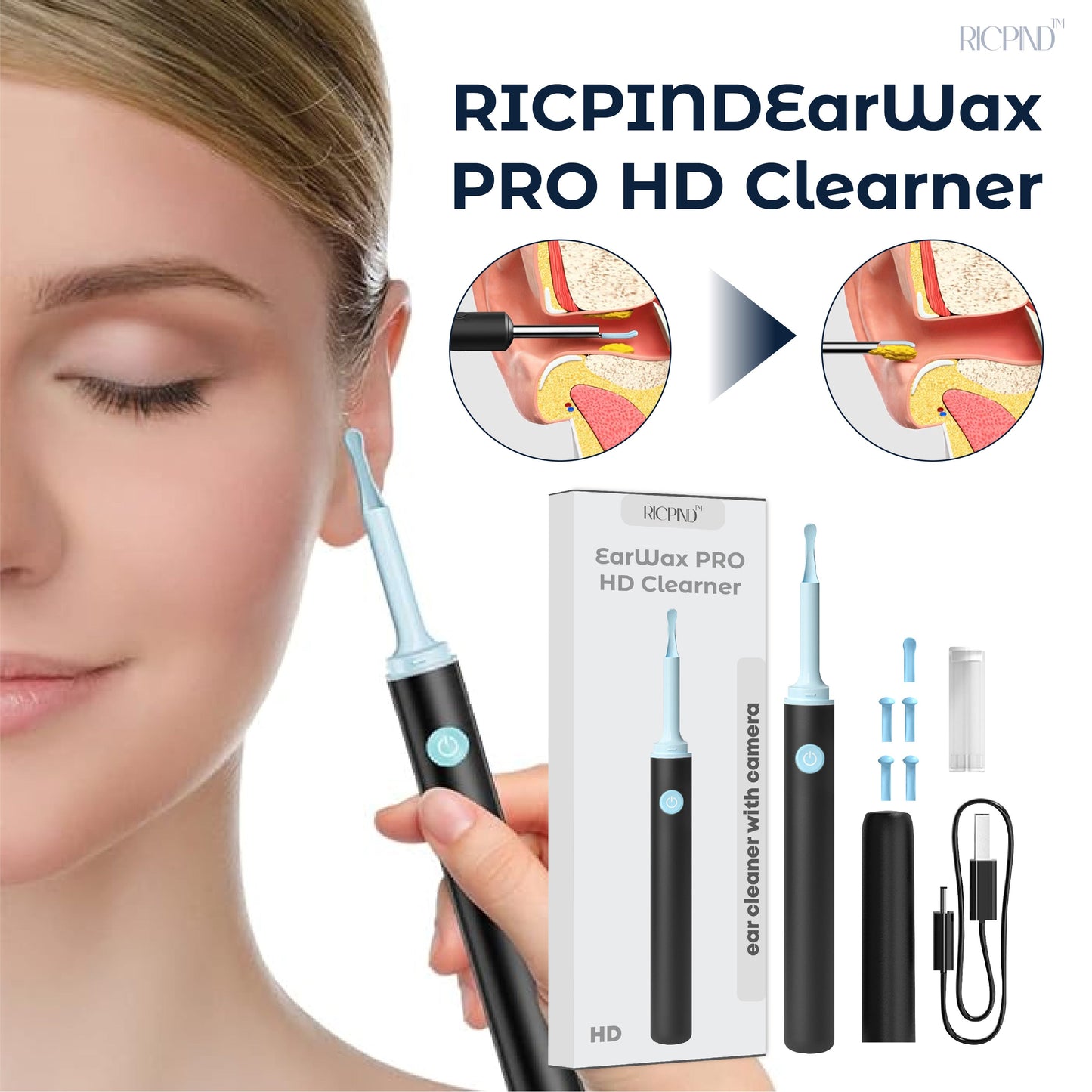 RICPIND EarWax PRO HD Clearner
