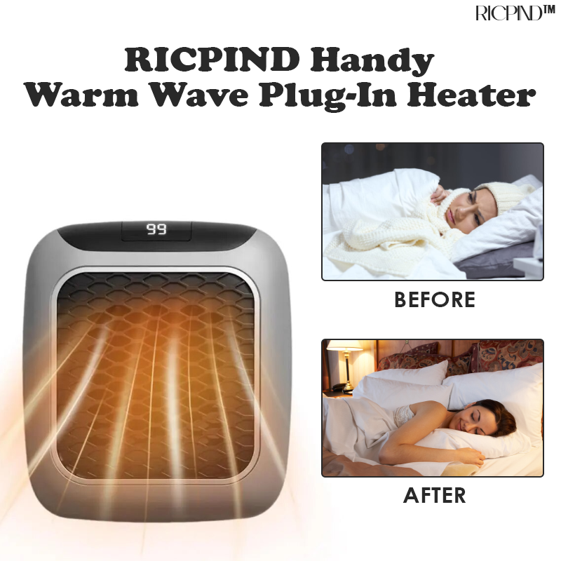 RICPIND Handy Warm Wave Plug-In Heater
