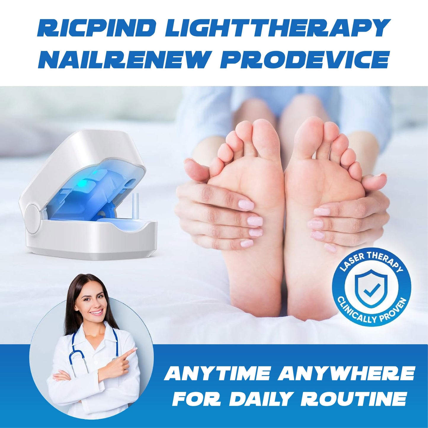 RICPIND LightTherapy NailRenew ProDevice