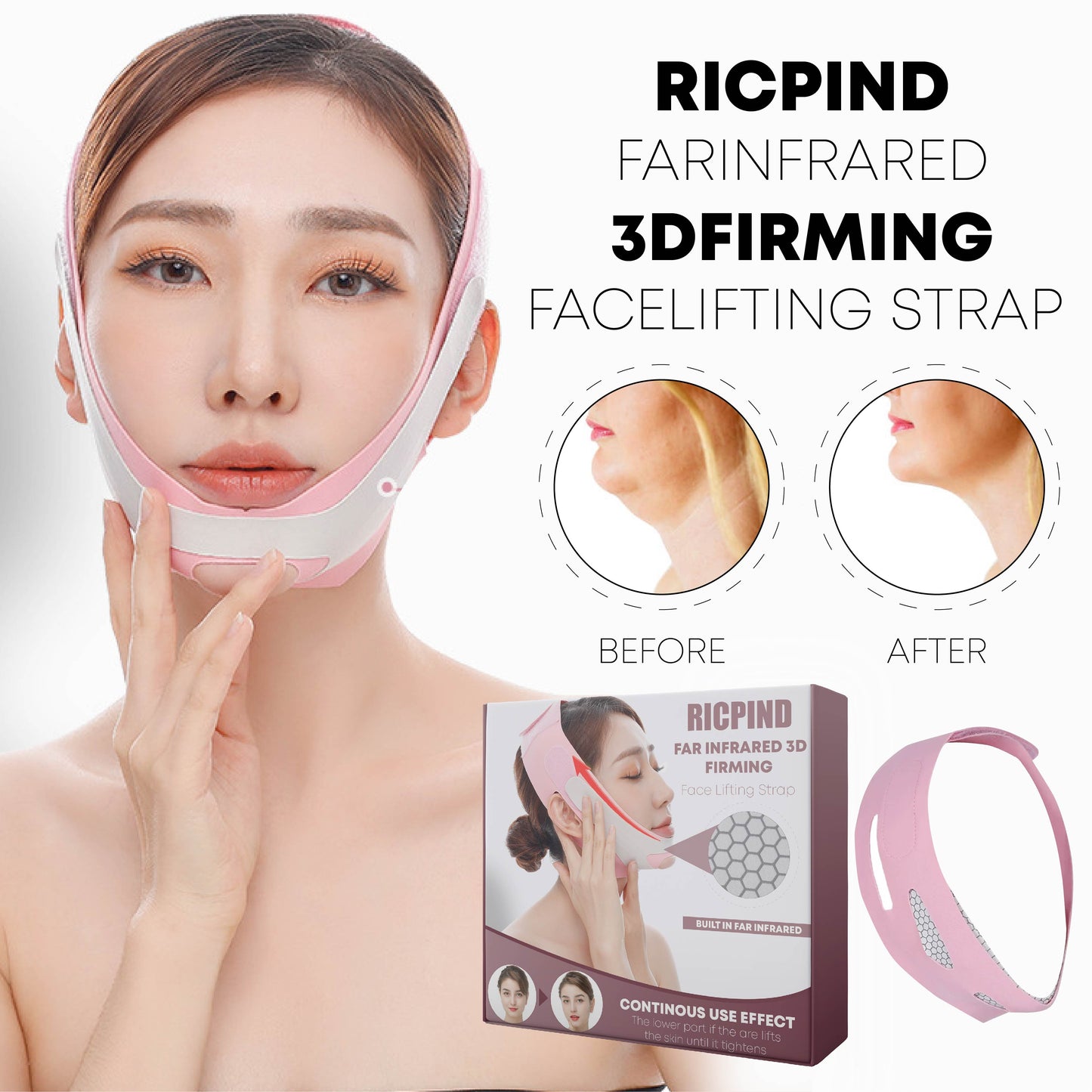 Ricpind FarInfrared 3DFirming FaceLifting Strap