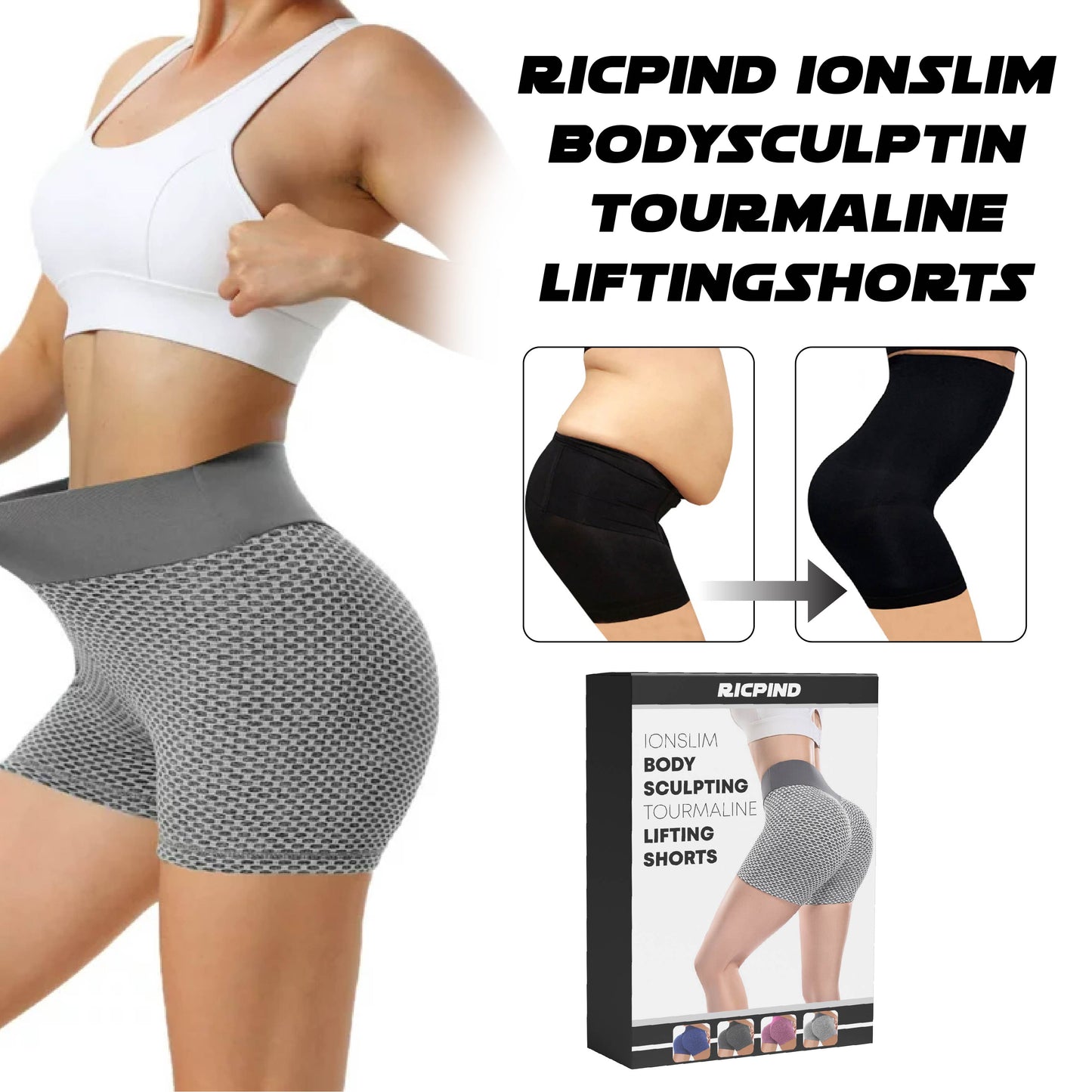 Ricpind IONSlim BodySculpting Tourmaline LiftingShorts