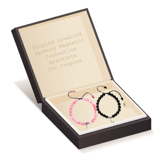 Ricpind LoveLink Harmony Magnetic Connection Bracelets for Couples