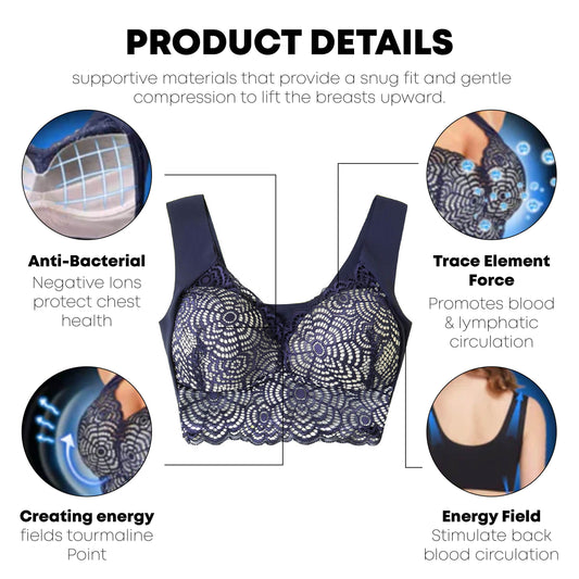 Ricpind LymphCare TourmalineFiber Bra