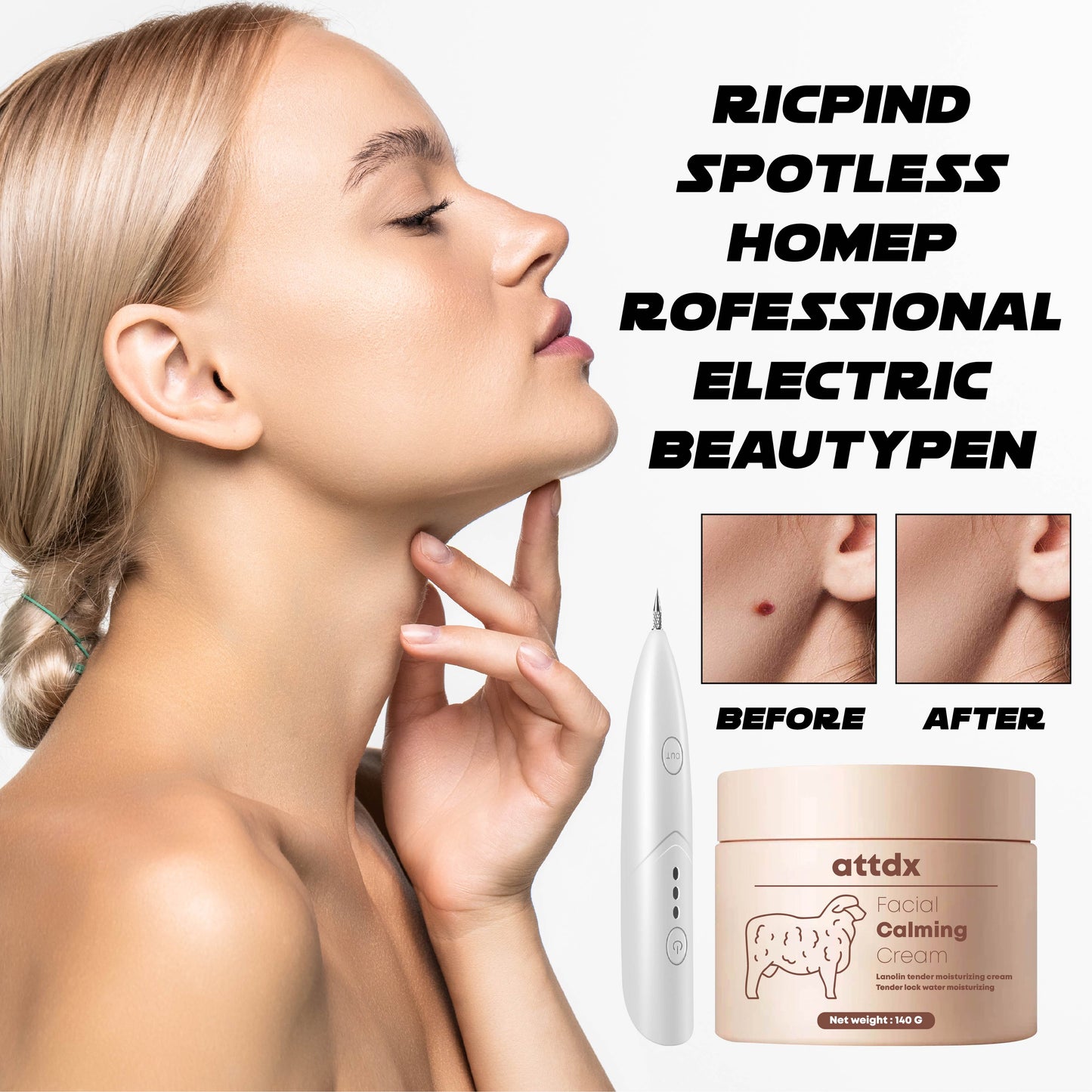 Ricpind Spotless HomeProfessional Electric BeautyPen