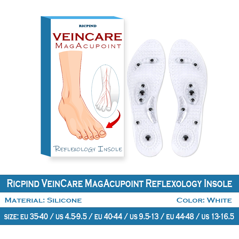 Ricpind VeinCare MagAcupoint Reflexology Insole
