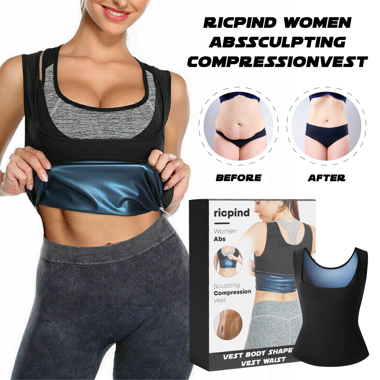 Ricpind Women AbsSculpting CompressionVest